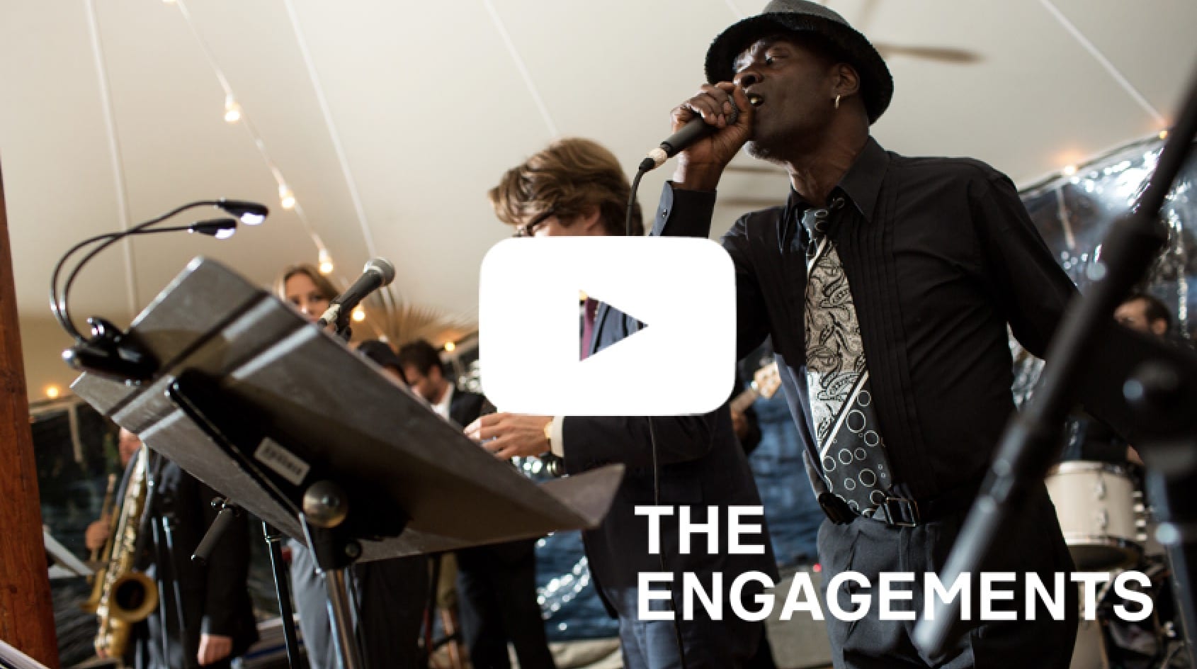 The Engagements Video Player Thumbnail 80s cover band NYC
